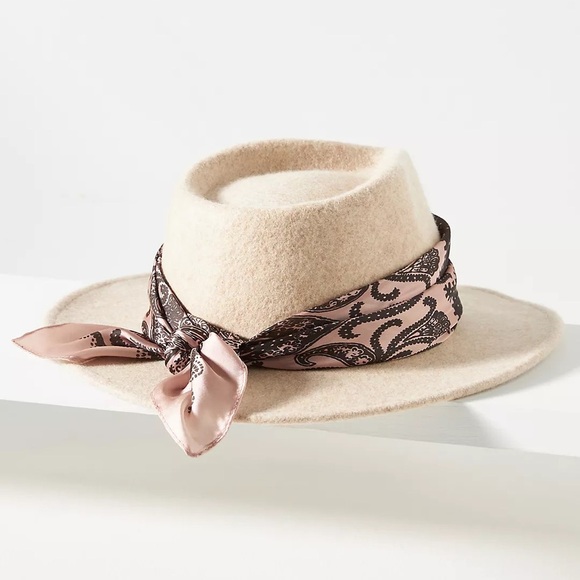 Scarf-Trimmed Rancher by Anthropologie